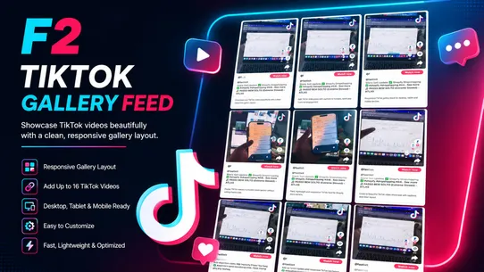 F2 TikTok Grid Feed screenshot