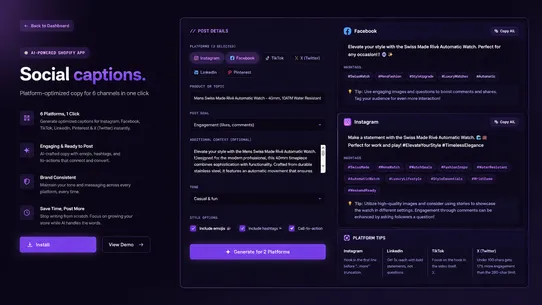 ZS Smart Content AI screenshot