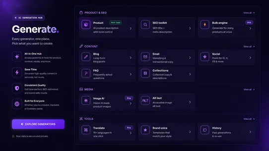 ZS Smart Content AI screenshot