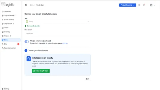 Logistio screenshot