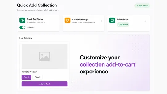 Quick Add Collection screenshot