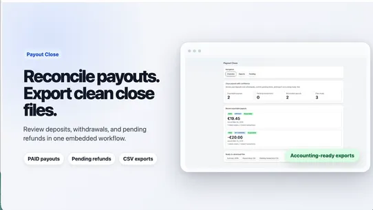 Payout Close screenshot