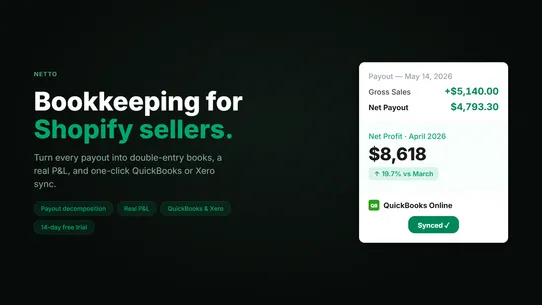 Netto: Profit &amp; Bookkeeping screenshot