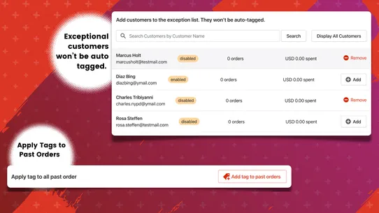 Taggify ‑ Customer &amp; Orders screenshot