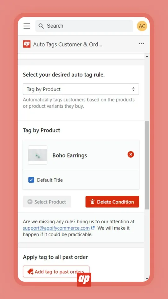 Taggify ‑ Customer &amp; Orders screenshot