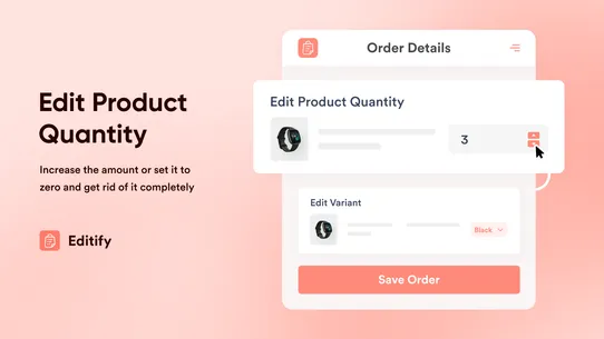 Editify Order Editor &amp; Upsell screenshot