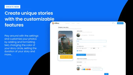 inStory: Product Stories screenshot