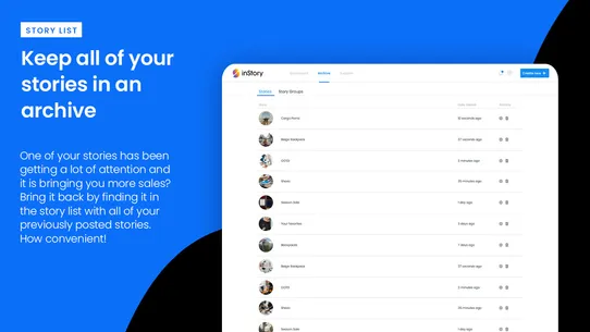 inStory: Product Stories screenshot