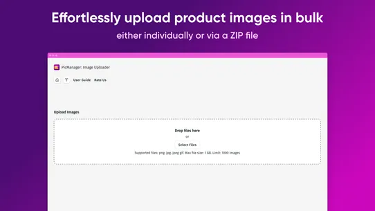 PicManager: Image Uploader screenshot