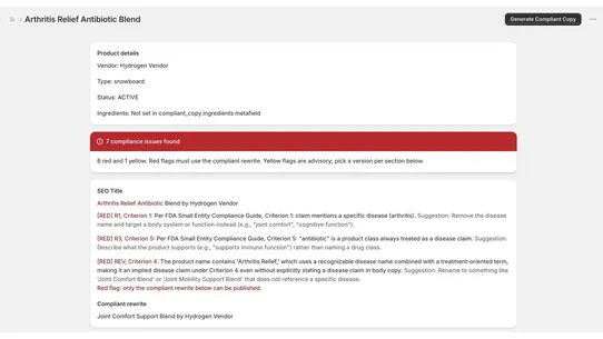 Compliant Copy screenshot