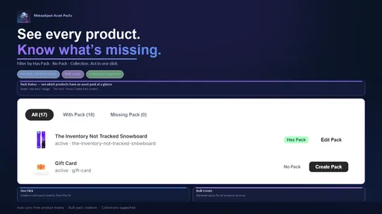 Metaobject Asset Packs screenshot