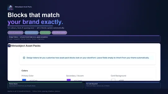Metaobject Asset Packs screenshot