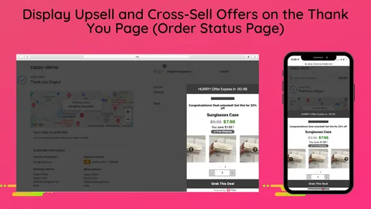 Checkout Upsells &amp; Order Bump screenshot