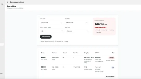 SpendWize screenshot