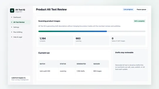 Alt Text IQ: Image SEO screenshot