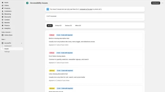 AccessFix screenshot