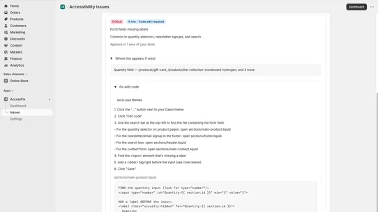 AccessFix screenshot