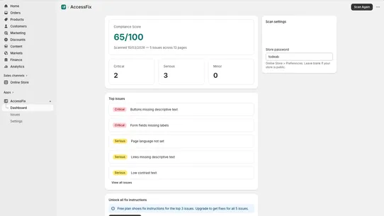 AccessFix screenshot