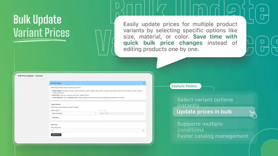 Bulk Price Updater by Essenify screenshot
