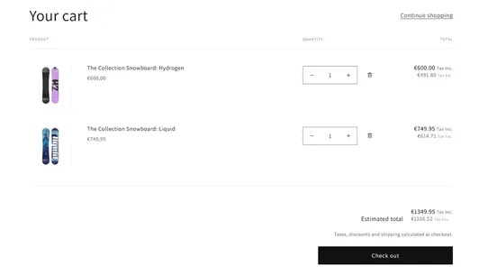 Dual Price ‑ VAT Display EU screenshot