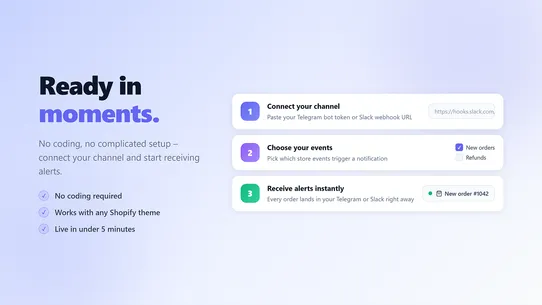 Notifio: Slack &amp; Telegram screenshot