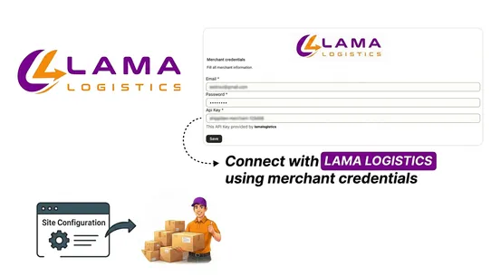 Lama logistics screenshot