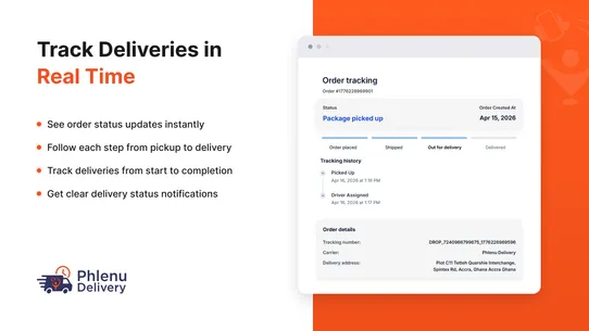 Phlenu Delivery screenshot