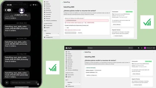 SalesPing ‑ Whatsapp and SMS screenshot