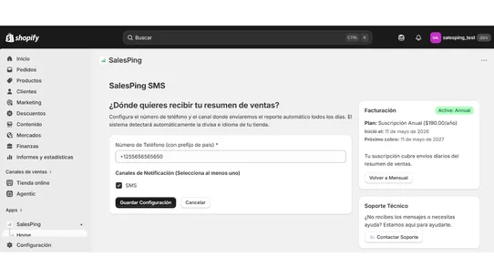 SalesPing ‑ Whatsapp and SMS screenshot