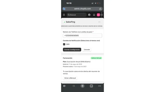 SalesPing ‑ Whatsapp and SMS screenshot