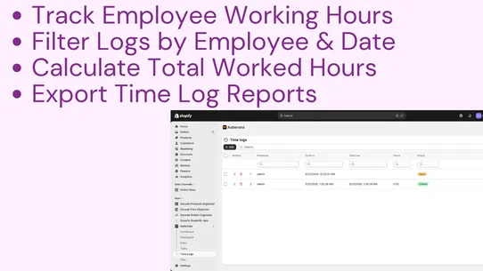 Attendra – Time Tracking screenshot