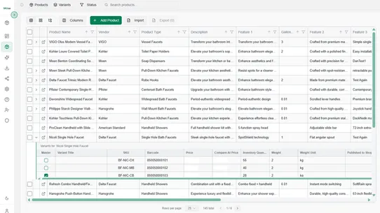 SKUuz ‑ AI Catalog Manager screenshot