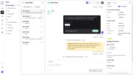 Savena ‑ AI Chat &amp; Support screenshot