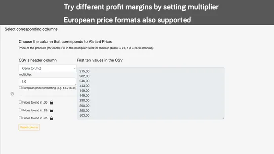 Format My Fuzzy CSV screenshot