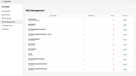 BZ Loyalty screenshot