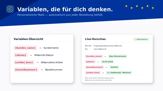 Rückruf: EU Widerrufsbutton screenshot