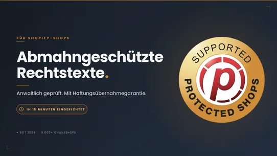 Protected Shops ‑ Rechtstexte screenshot