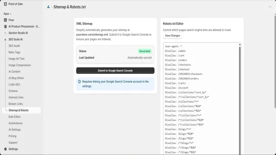 SEO Suite : AI SEO &amp; Blogs screenshot