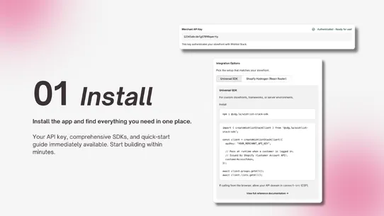 Wishlist Stack screenshot
