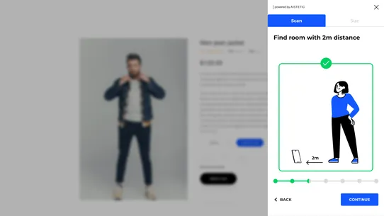 AISTETIC Size, Fit Recommender screenshot