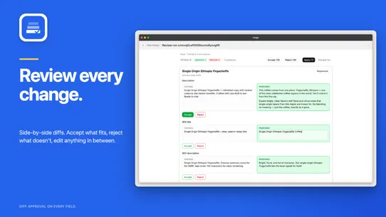 Bulk AI Product Descriptions screenshot