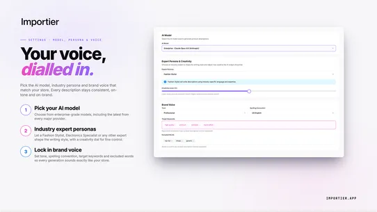 Importier: AI Product Import screenshot