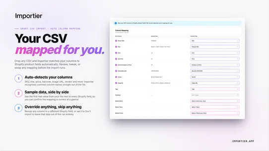 Importier: AI Product Import screenshot