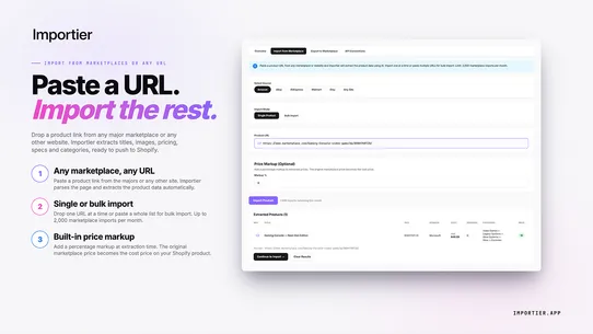 Importier: AI Product Import screenshot
