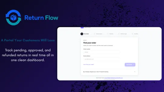 TrackBack ‑ Smart Returns screenshot