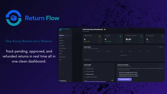 TrackBack ‑ Smart Returns screenshot