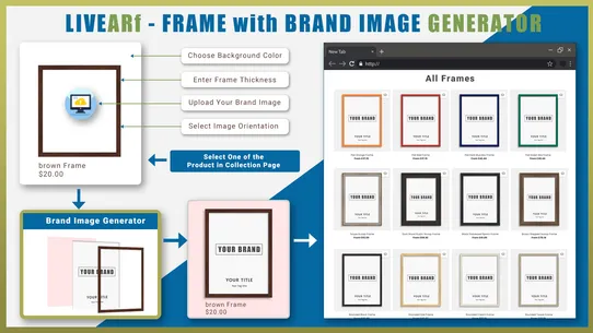 LIVEARf ‑ Realize Arts, Frames screenshot