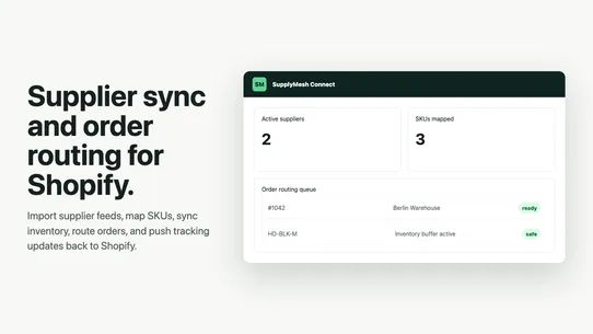 SupplyMesh Connect screenshot