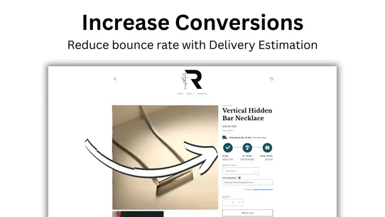 Delivery Estimation ‑ bysimpli screenshot