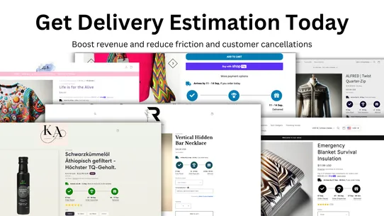 Delivery &amp; ETA Estimation screenshot